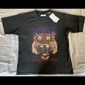 Anine Bing Size Small Tiger Signature T